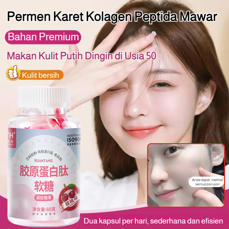 

⚡COD + Gratis Ongkir ⚡【Beli 1 Gratis 2】 Permen Jeli Kolagen Peptida / Permen Gel Bernutrisi / Permen Sehat / Formula Kolagen / Camilan & Kebugaran