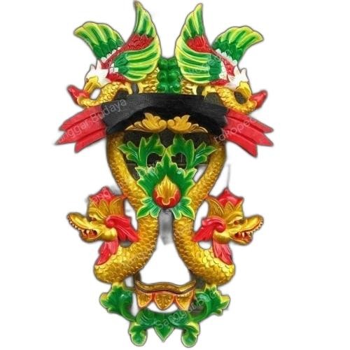 Blawong Keris Ukir Naga Kembar Sungging Istimewa Murah