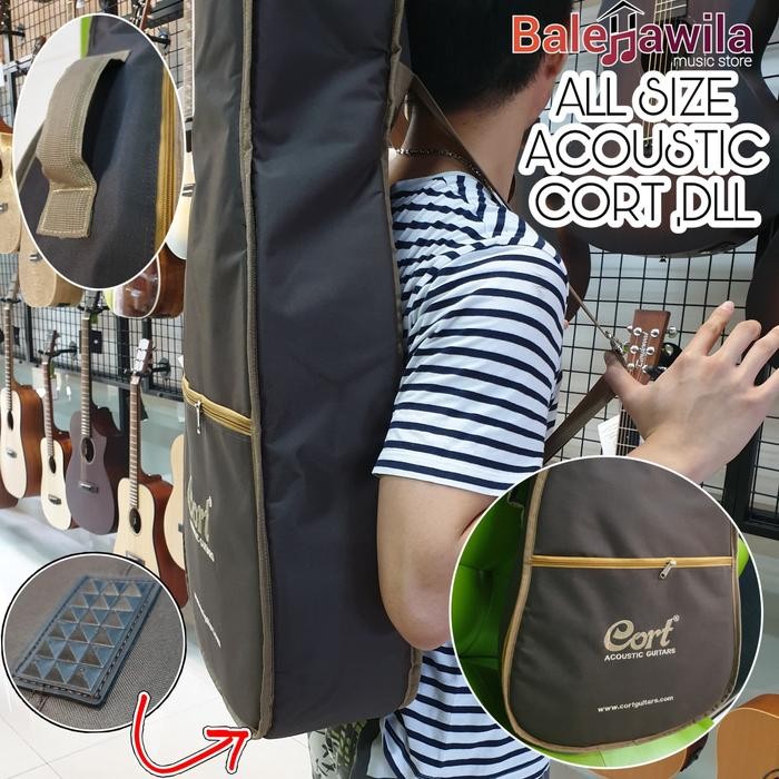 Gigbag Gitar Akustik Cort Tas akustik gitar cort tebal bagus