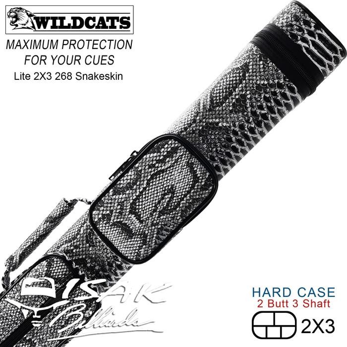 Toronto Wildcats 2x3 Case 268 - Tas Stick Cue Billiard Biliar 2B3S Ori