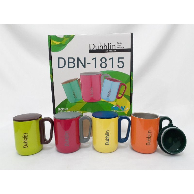 Mug set DUBBLIN polo @4pcs