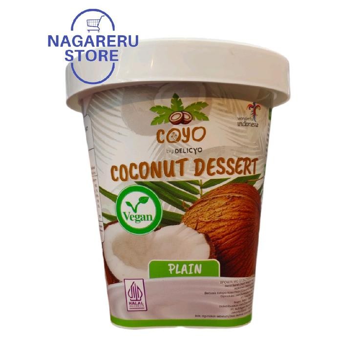 Delicyo coconut dessert plain 400gr