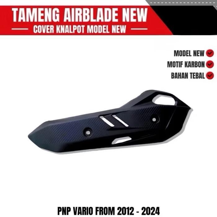 pelindung tameng knalpot airblade new carbon pno vario 125 vario 160 pcx cbu Vario125 Old New pnp Mo