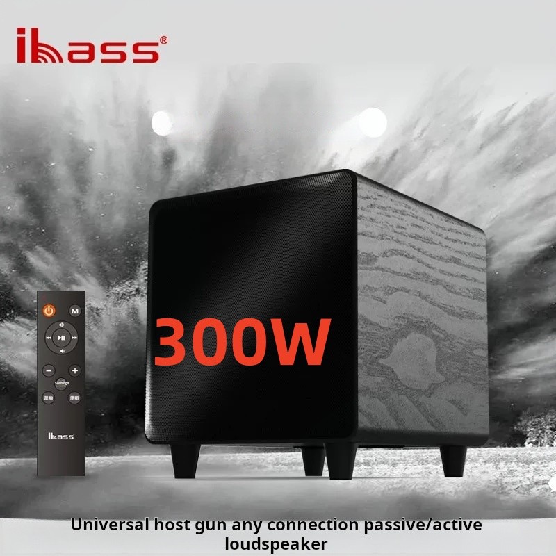 Ibass 300W Bluetooth Speaker 10 inch subwoofer Active Home Theater Speaker Laptop Transmission Digit