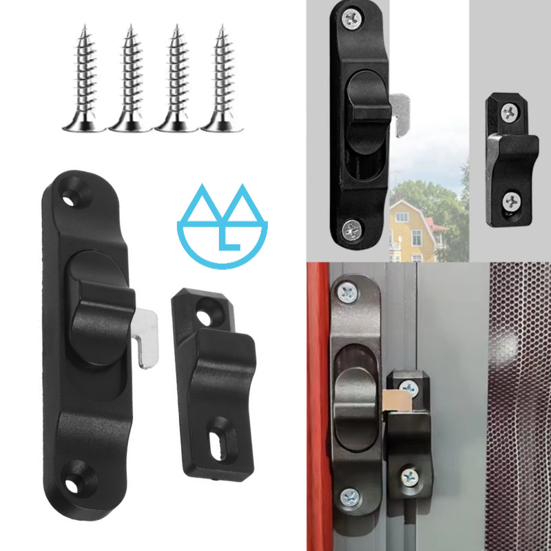 Grendel Kait Pintu / Pengunci Jendela Geser / Slot Jendela / Grendel Kodok