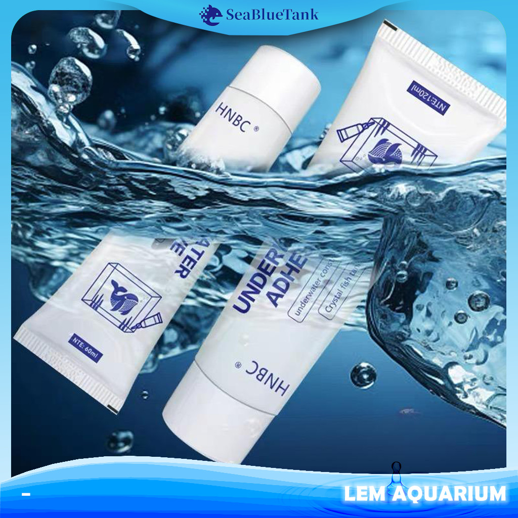 SBT Lem kaca akuarium 60ml , lem kebocoran akuarium, lem khusus perbaikan kebocoran kolam, lem perba