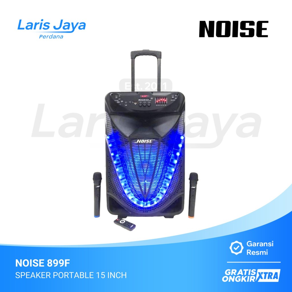 SPEAKER PORTABLE NOISE 899F / 899-F | 15 INCH, BLUETOOTH, BATERAI, USB