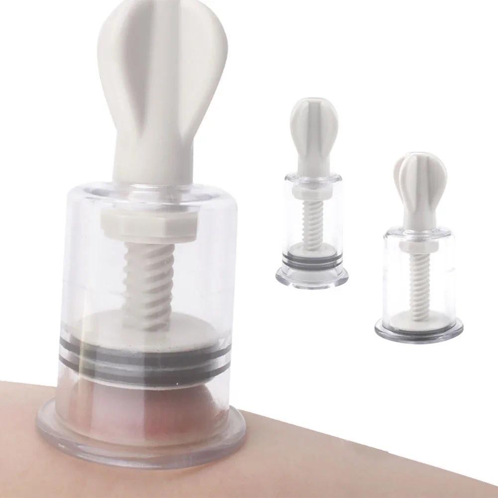 1PC Manual Rotating Cupping Vacuum Cupping Device  Breast Pump Enlargement Nipple Clamp Sucker Massa