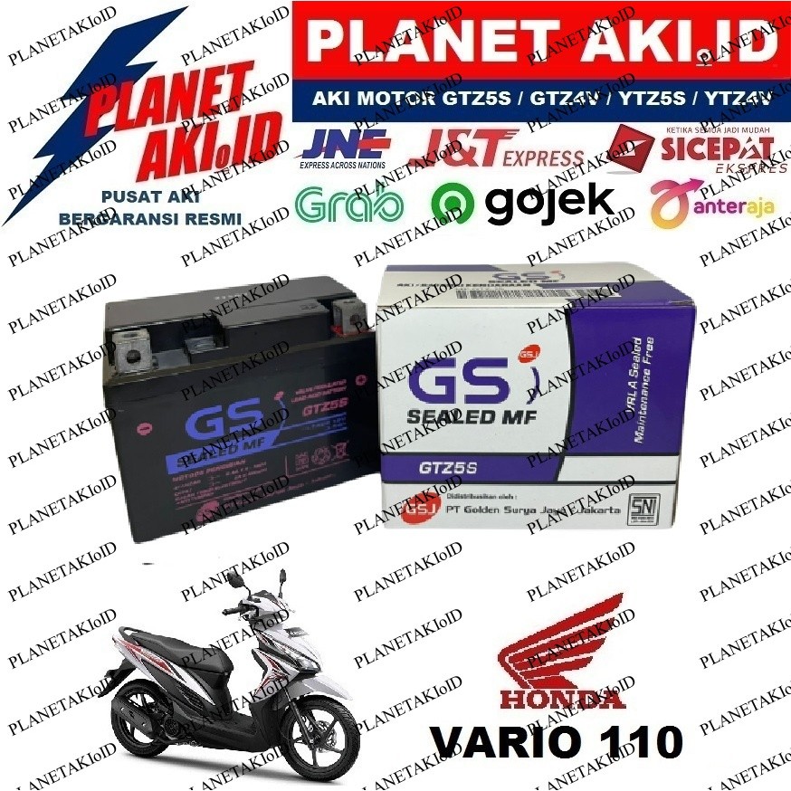 Aki Motor Honda Vario 110 Aki Kering Accu Kering MF GTZ5S