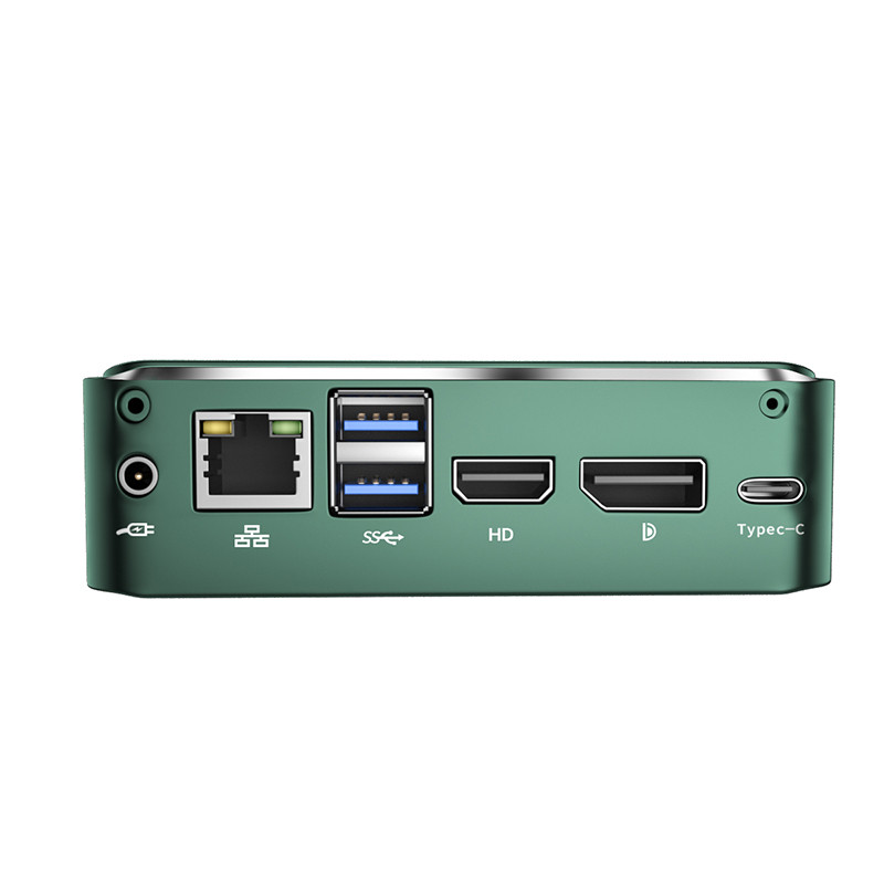 Fanless Mini PC Single LAN In-tel Pentium 4205U WIFI USB Desktop Micro Mini Computer for Windows 7 1
