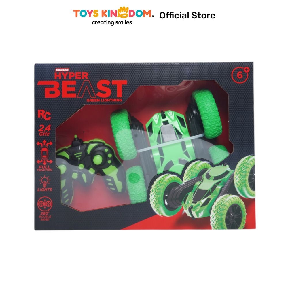Toys Kingdom Cruzer Hyper Beast Lightning - Hijau Toys Kids Toy Mainan Kendaraan Dan Remot Mobil Den