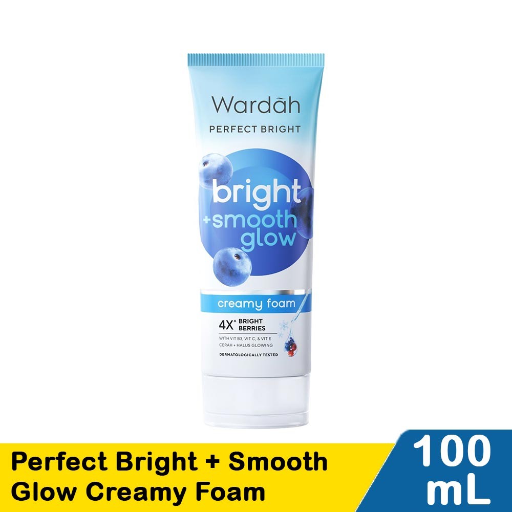 WARDAH PERFECT BRIGHT CREAMY FOAM BRGHT+SMOTH GLW 100mL