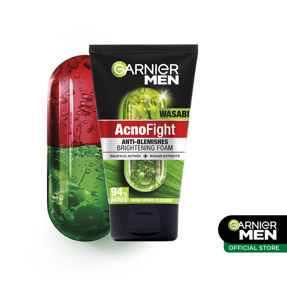 GARNIER MEN ACNO FIGHT WASABI FOAM  100mL