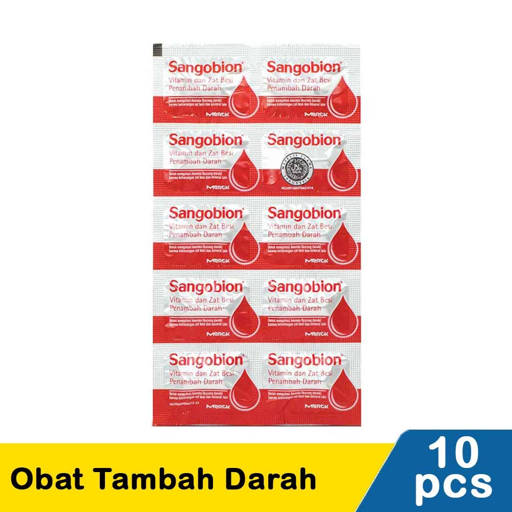 SANGOBION OBAT TAMBAH DARAH (10'S)