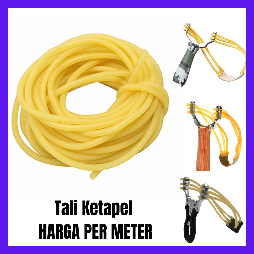 Piongpiaa - Tali karet Ketapel Slingshot Rubber Catapult permeter meteran 1 meter karet ketapel / ka