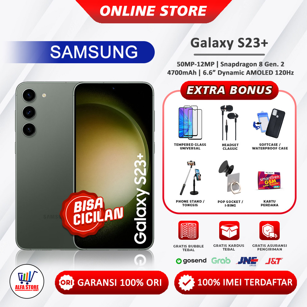Samsung Galaxy S23+ 5G / S23 Plus 5G RAM 8/256GB - 8/512GB Garansi Resmi
