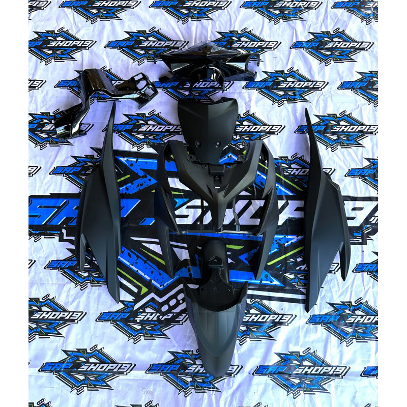 FULL BODY HALUS VARIO TECHNO 125 OLD / LAMA HITAM DOFF