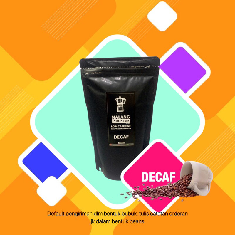 [SIMARI] KOPI DECAF 250 gram | DECAF ROBUSTA COFFEE | LOW CAFFEIN