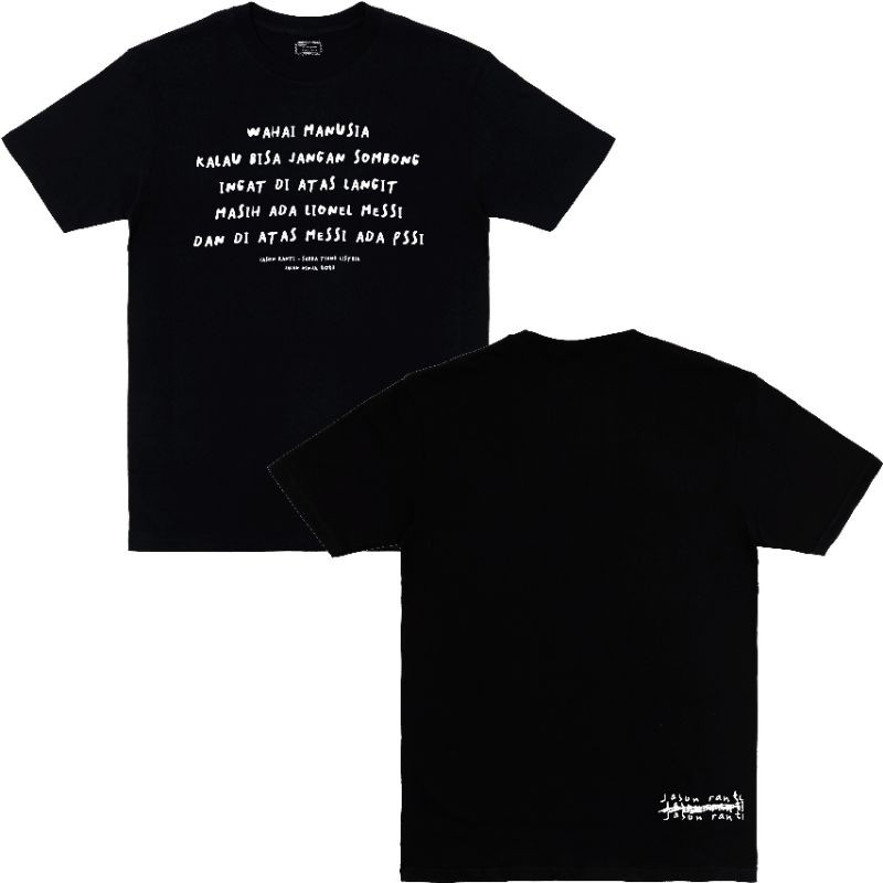 Tshirt jason ranti - Sabda tiang listrik - Kaos band jason ranti Tshirt black/pakaian band/kaos jaso