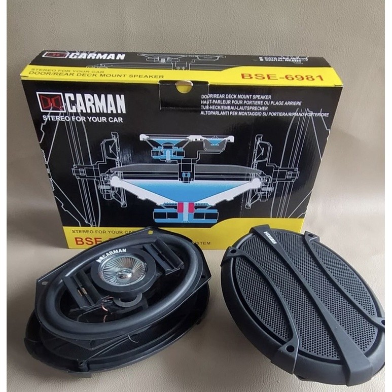 Speker Oval Carman BSE - 6981 Pintu mobil 4 Way