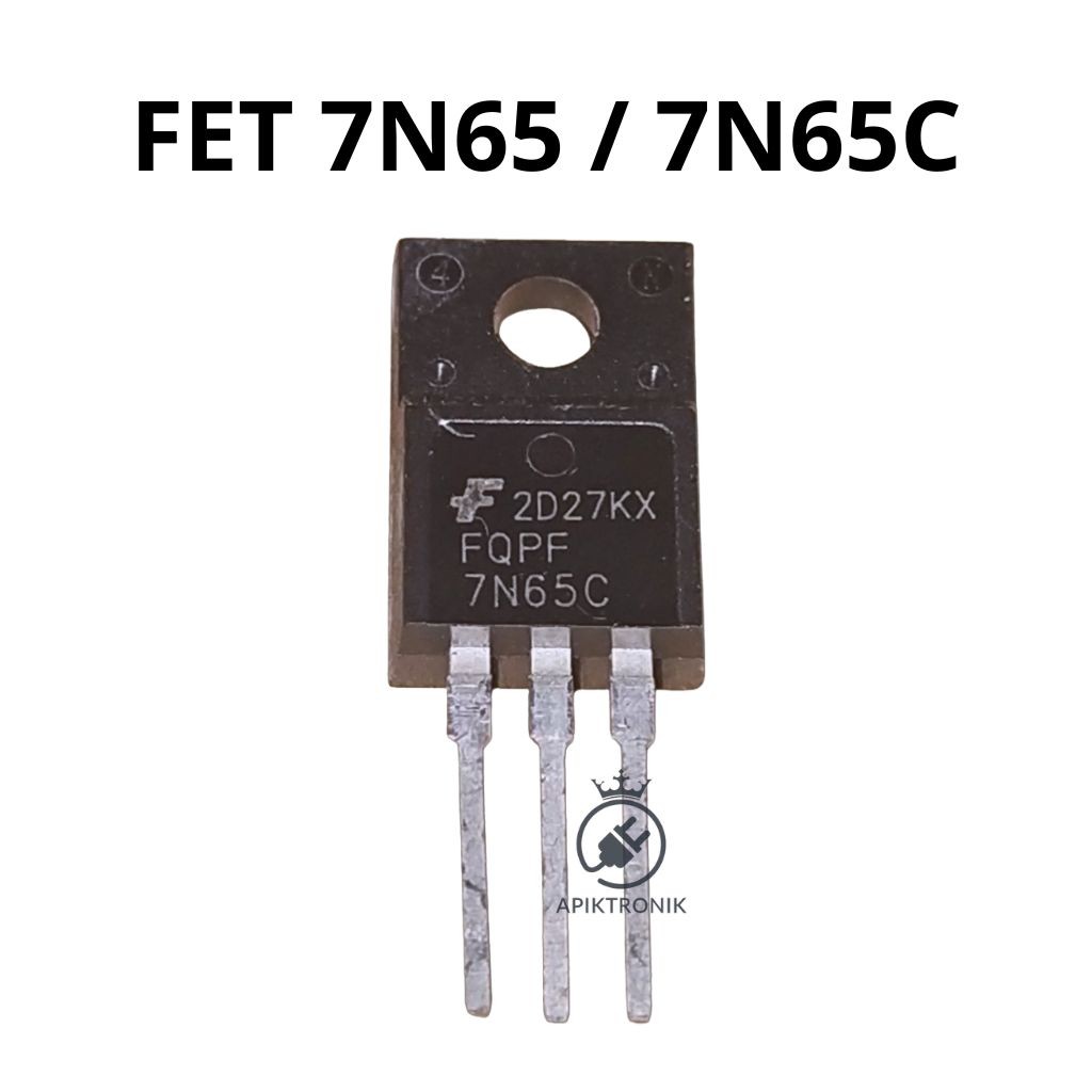 FET 7N65 / 7N65C – MOSFET Power TO-220 untuk SMPS & Inverter