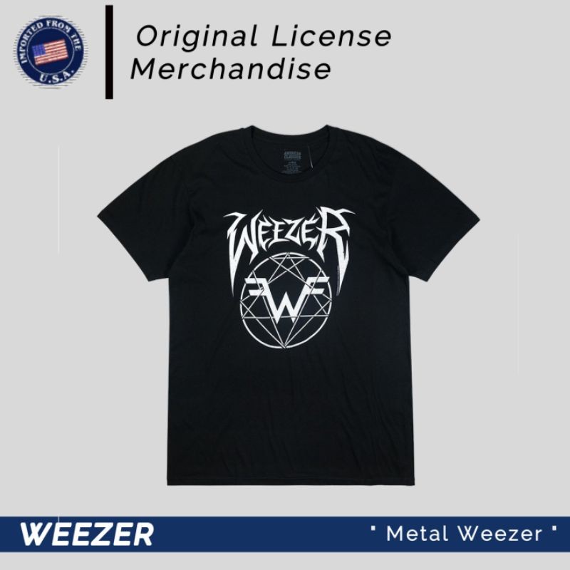 (COD) Weezer - T shirt Kaos Band Music Original Official