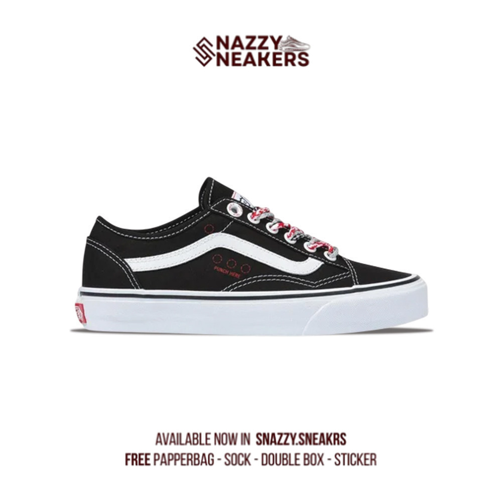 Sepatu Vans Old Skool Tapered Diy Triple Lace Sneakers Original unisex