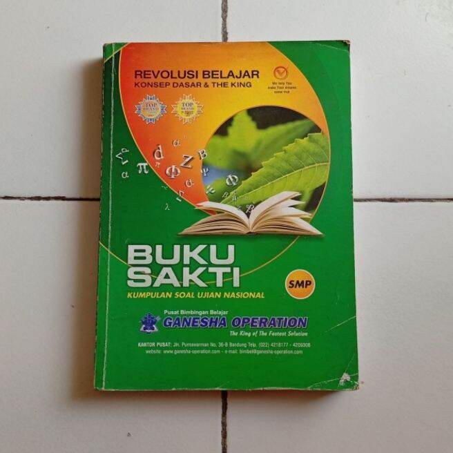 BUKU SAKTI Kumpulan Soal Ujian Nasional SMP Ganesha Operation Original Bekas