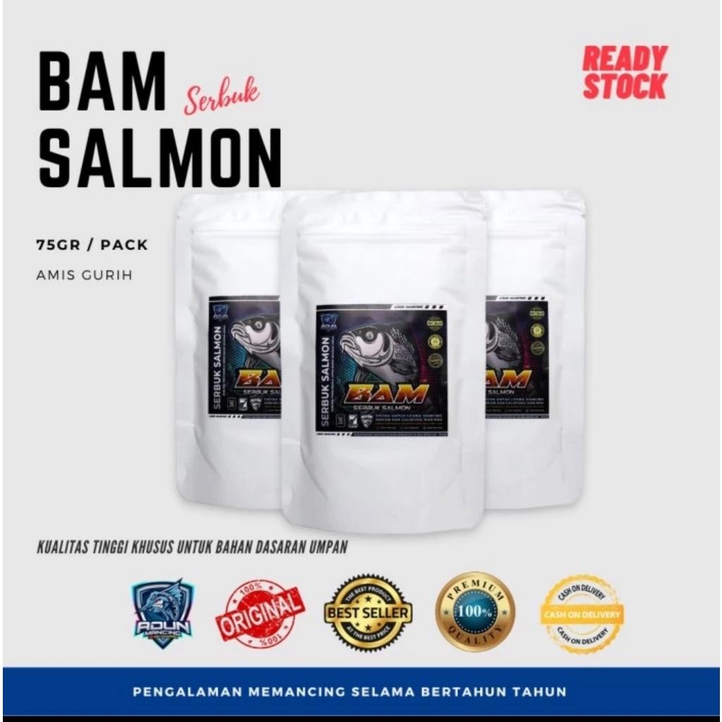 Bam serbuk salmon adun mancing - umpan bam serbuk bam asli adun