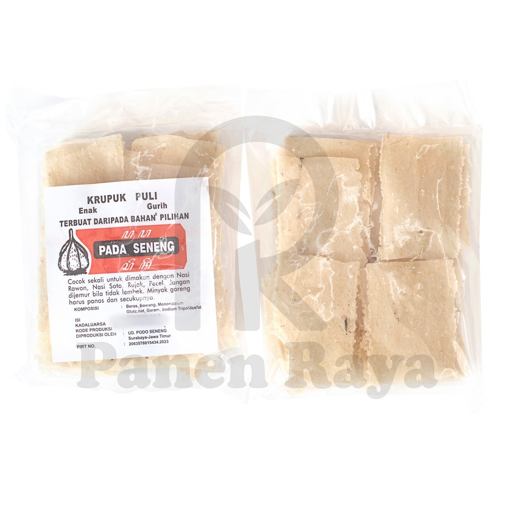 Krupuk Puli Gendar Bawang Mentah Asli Tradisional – Krupuk Puli Bawang Wangi Renyah Gurih