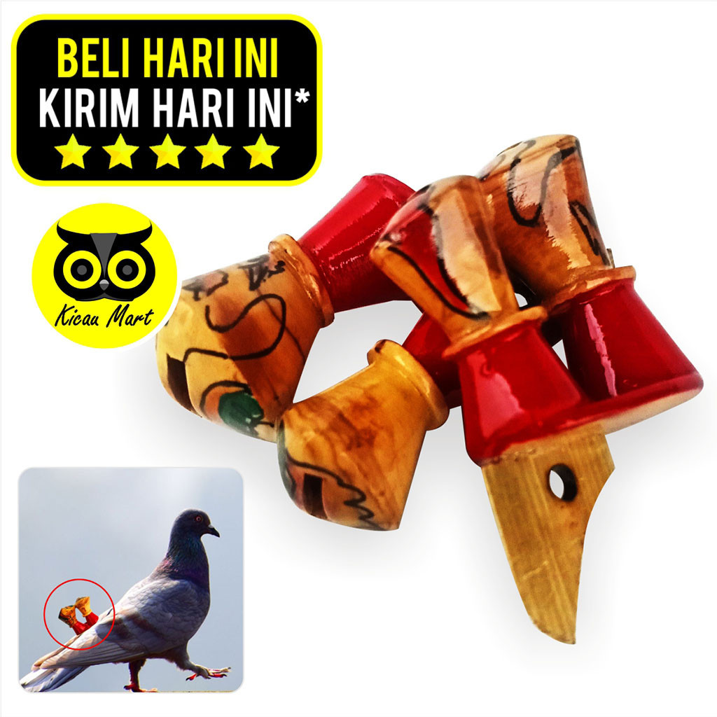 kicau Mart Sawangan Gandeng Rencong Cakmat Burung Merpati Bahan Kayu Lubang 1 Hatong Hotang Peluit P
