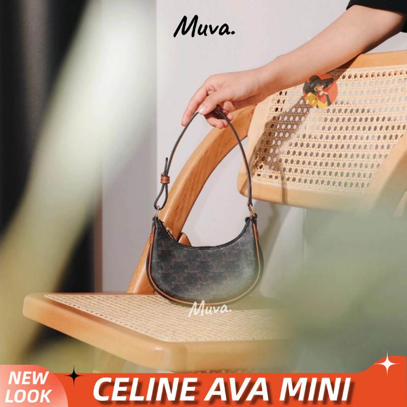Tas wanita Celine MINI AVA TRIOMPHE CANVAS Bag