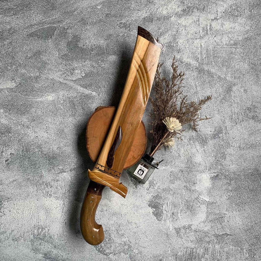 Golok Baja Asli Full Tang Handmade — Golok Tajam Anti Karat untuk Petualangan & Perkebunan