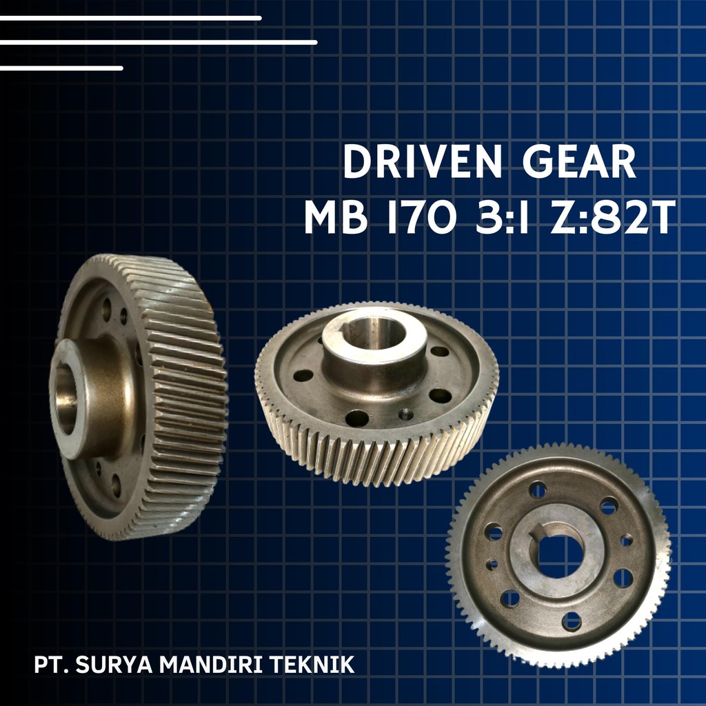 MB170 DRIVEN GEAR / OUTPUT GEAR 3:1 Z:82T MB170-03-002/3 JPT