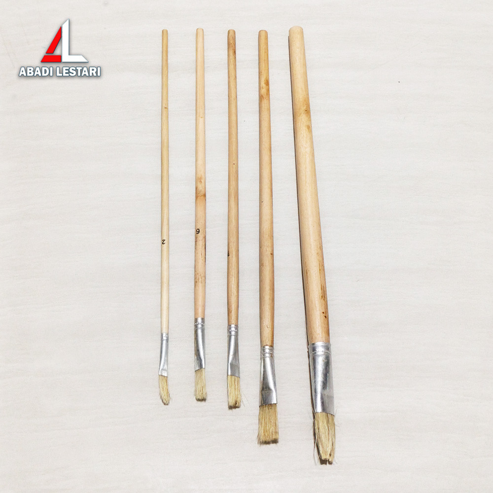 KUAS LUKIS / KUAS LUKIS PUTIH / KUAS SENI LUKIS / BRUSH UKURAN LENGKAP NO. 1 - 12