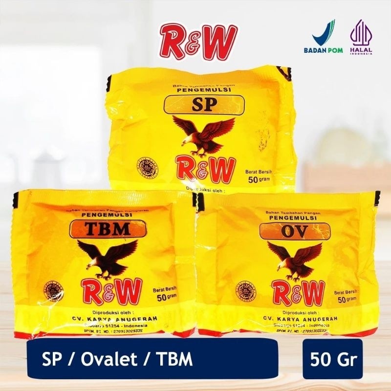 Pengembang Kue OV SP TBM 50gr Rajawali