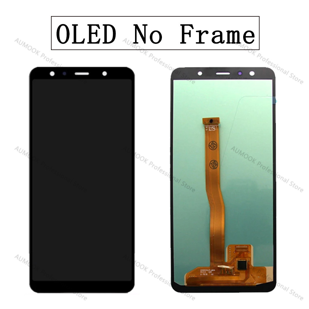 New Tested LCD For Samsung A7 2018 splay SM-A750F LCD A750G splay Tou Screen gitizer For Samsung A7 