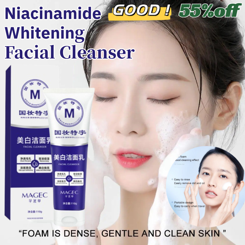 Susu Pembersih Khusus Nasional Pembersih Mendalam Niacinamide Pengontrol Minyak Wajah