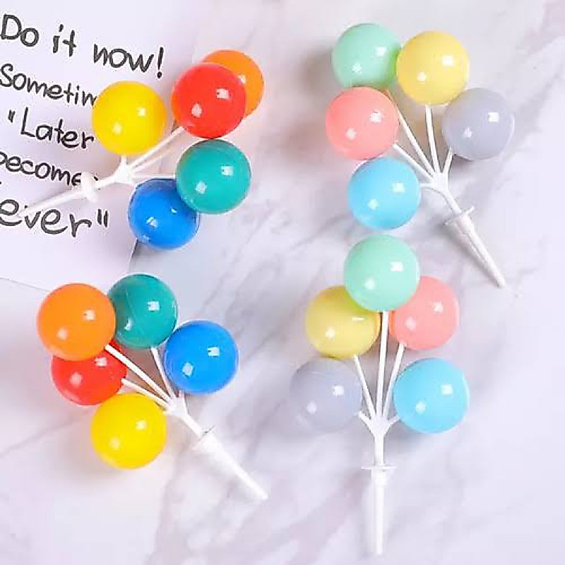 Cake Topper Balon Balloon Cake Topper Plastik