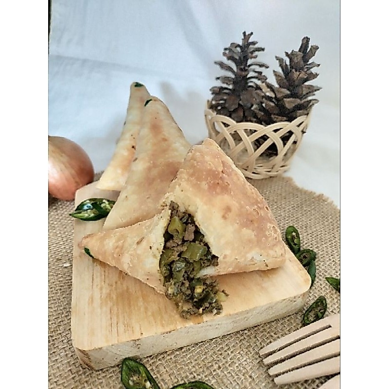 samosa Frozen / samosa daging cabe ijo isi 10 / frozen food