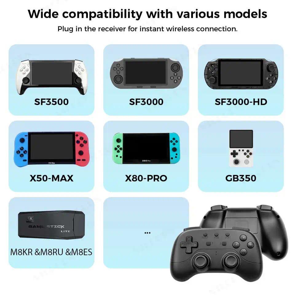 2.4G Wireless Gamepad No Delay Retro Gaming Controller For PC Android Phone Tablet Emulator Games Pl