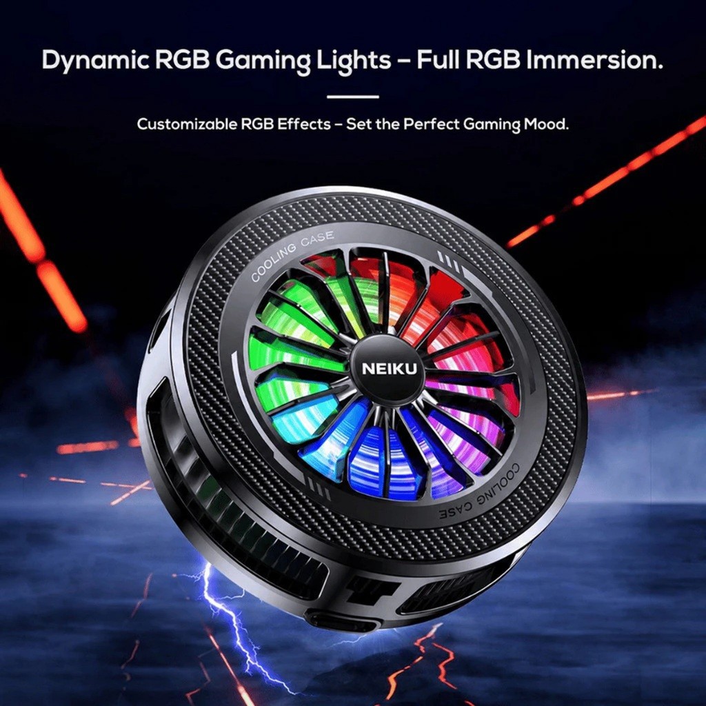 C60 Pro  Magnetic Fan Cooler Accessories Gaming Phone Cooler Pendingin Hp magnetik Cooling Fan Gamin
