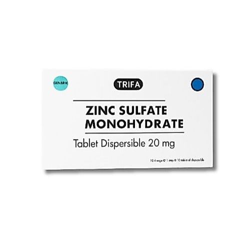 Zinc Tablet 20 mg Box isi 100 Tablet