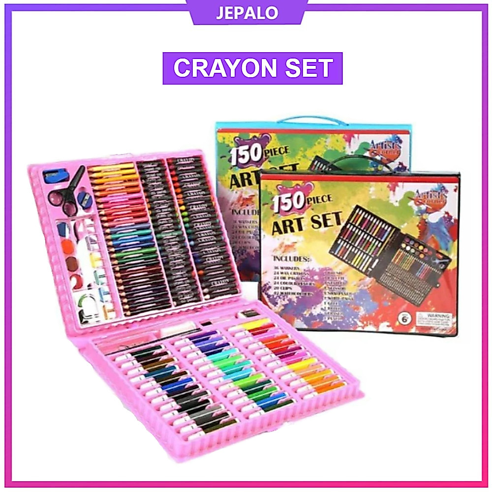 CRAYON SET 150 PENSIL WARNA / KRAYON SET / PERALATAN MELUKIS / PENSIL WARNA SET / PENSIL WARNA / CRA