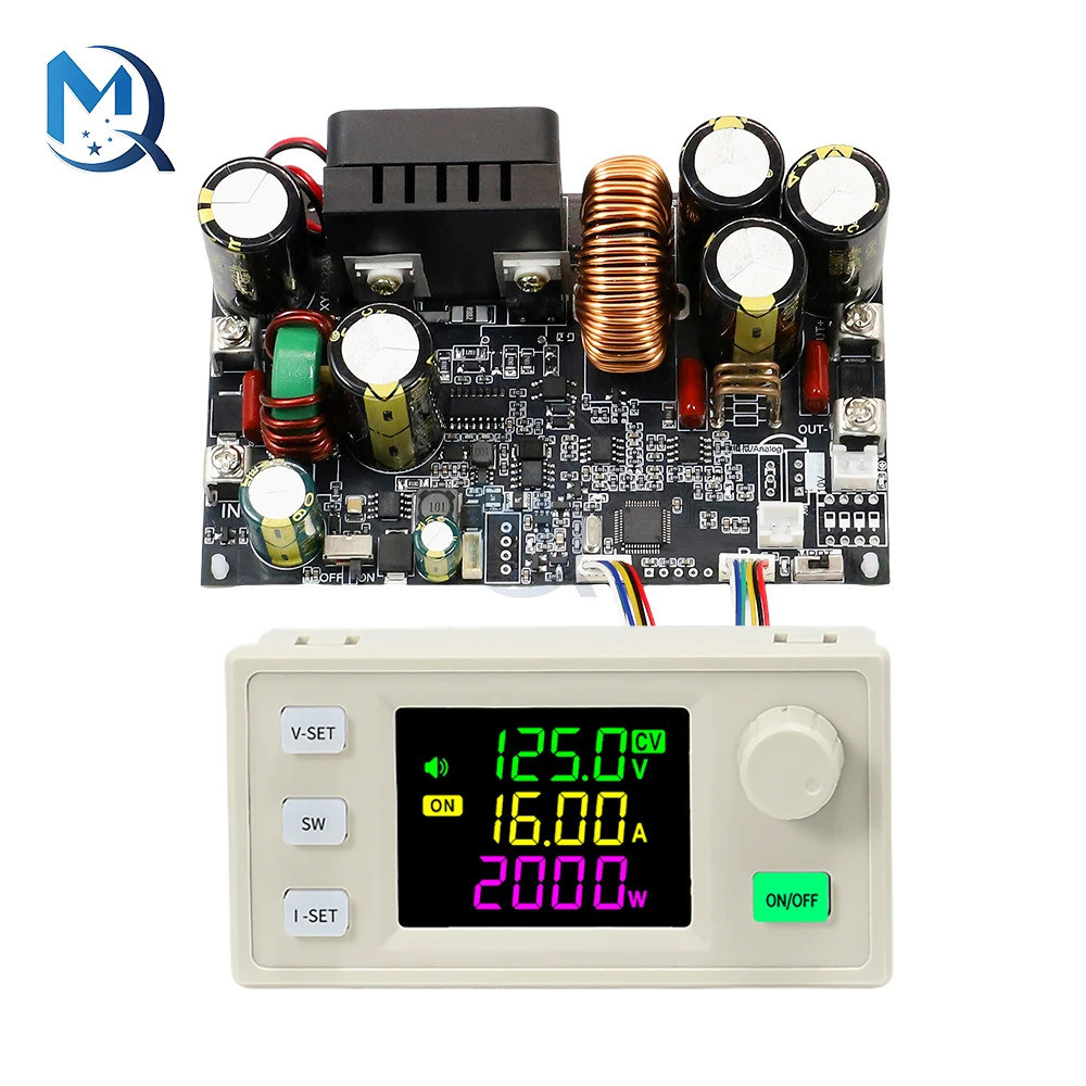 XY12522 XY6020L CNC DC Modul Catu Daya Buck yang Dapat Diatur, Tegangan Konstan Arus Konstan 22A/200