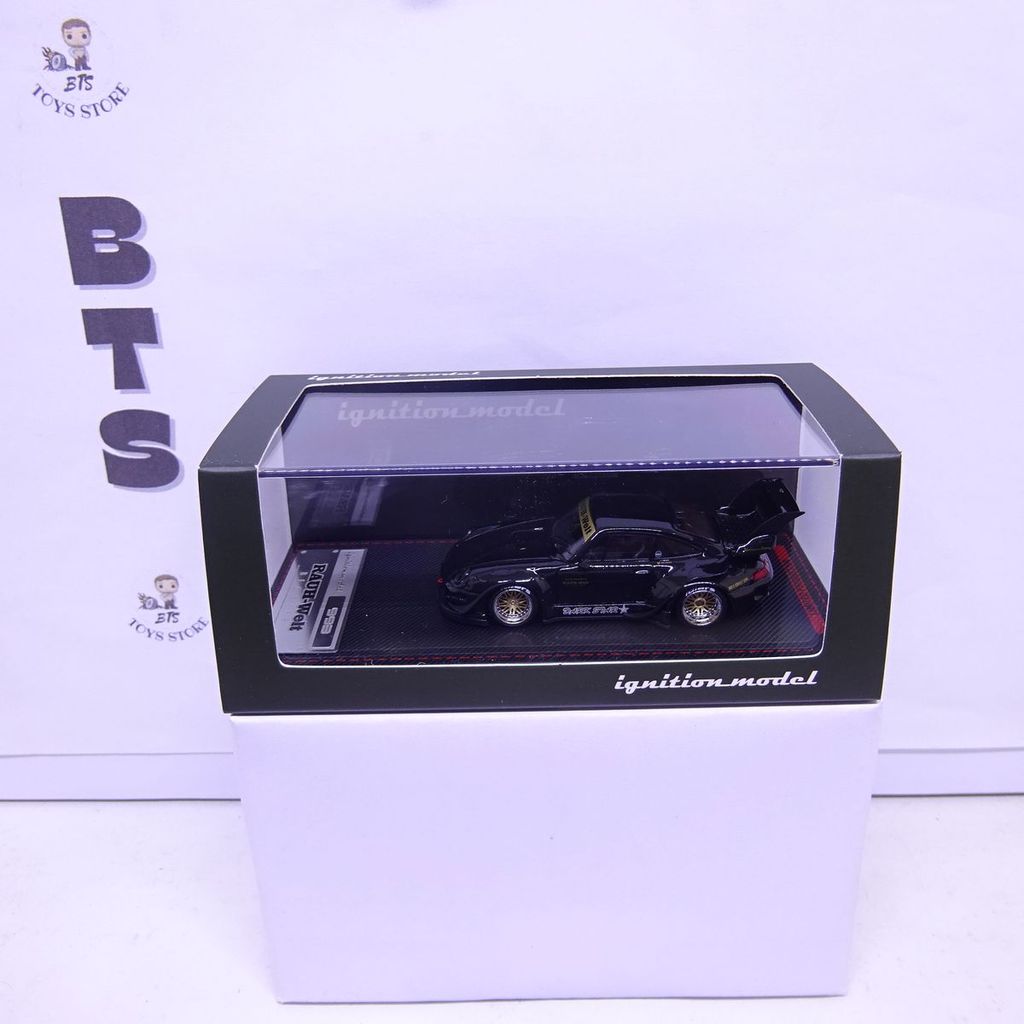 Ignition Model 1/64 Porsche RWB 993 Black Hitam IG3870