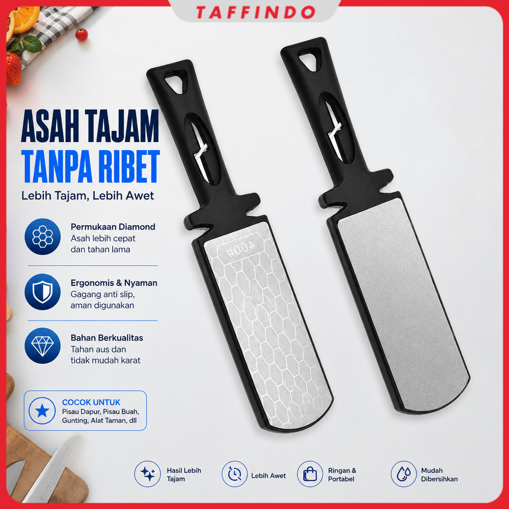 Pengasah Pisau 5in1 Double Side Diamond Sharpening Knife - B216L