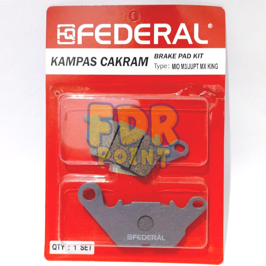 DISC PAD DEPAN MIO M3 / JUPITER MX KING (2BM) DISPAD KAMPAS CAKRAM HQ FEDERAL