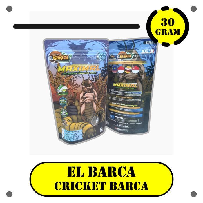 Produk Pakan ElBARCA EL BARCA Udang PRO++ XTRA++ Maggot BSF Kering - CRICKET