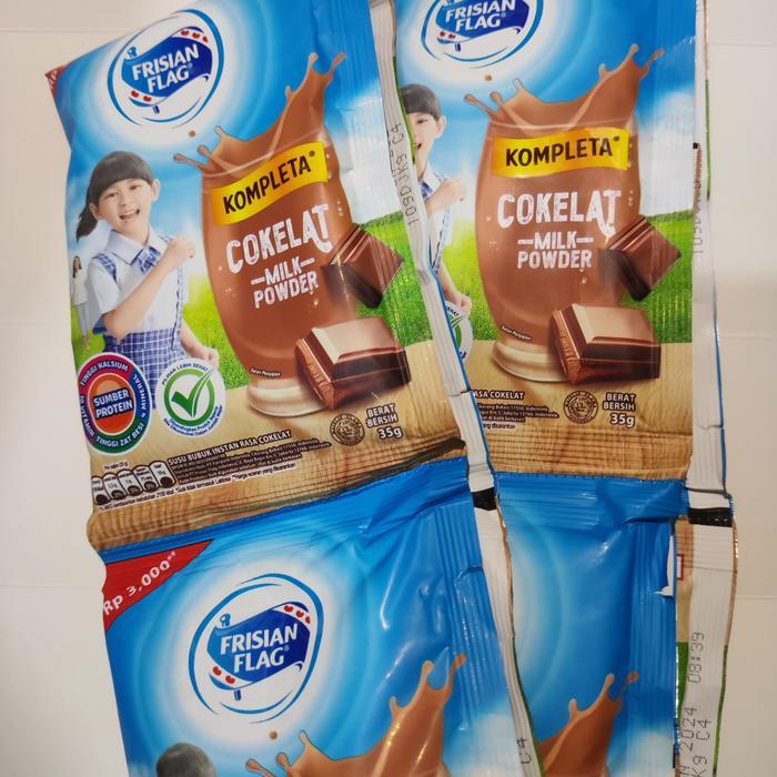 Susu Bubuk Bendera Kompleta Coklat (renceng)